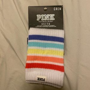 Pink pride socks